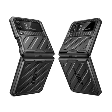 Etui Supcase Unicorn Beetle Pro für Samsung Galaxy Z Flip 4 Schwarz