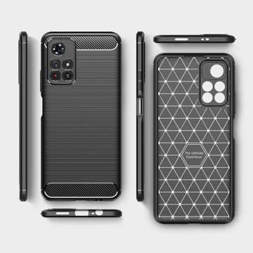 Etui TPUcarbon für Xiaomi Redmi Note 11S 5G / Poco M4 Pro 5G Schwarz