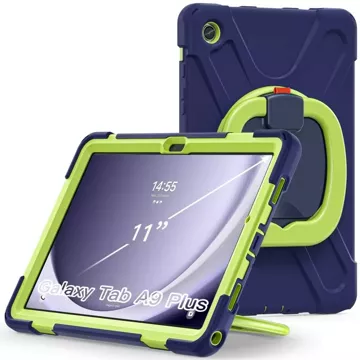 Etui X-Armor für Samsung Galaxy Tab A9 Plus 11.0 X210 / X215 / X216 Navy Lime