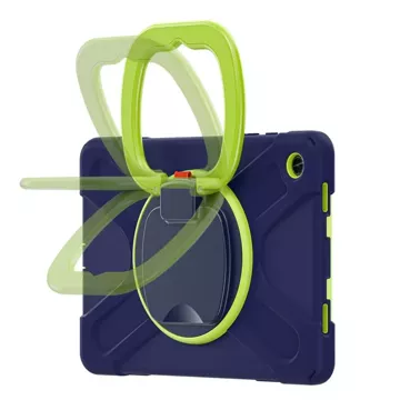 Etui X-Armor für Samsung Galaxy Tab A9 Plus 11.0 X210 / X215 / X216 Navy Lime