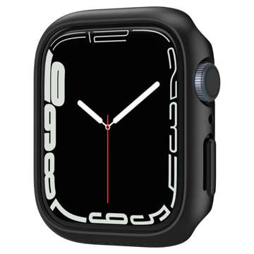 Etui für Smartwatch Spigen Thin Fit für Apple Watch 7 45mm Schwarz