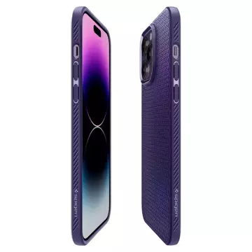 Etui für Spigen Liquid Air für iPhone 14 Pro Max Deep Purple