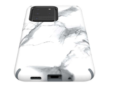 Etui obudowa Speck Presidio Inked für das Galaxy S20 Ultra Marble Matte Grey