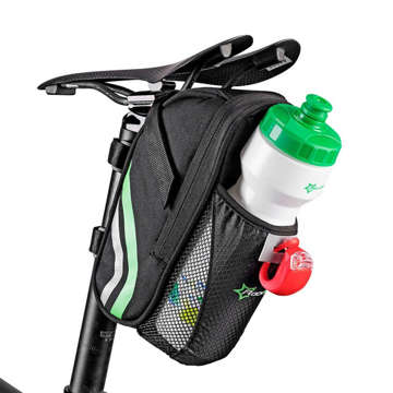 Fahrradtasche RockBros C7-BK Satteltasche für eine Fahrradwasserflasche unter dem Sattel Schwarz