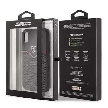 Ferrari Hardcase iPhone X/Xs schwarz/czarny Off Track Victory