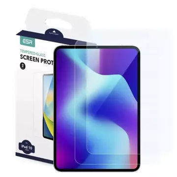 GEHÄRTETES GLAS ESR GEHÄRTETES GLAS 2ER-PACK IPAD 10.9 2022 KLAR