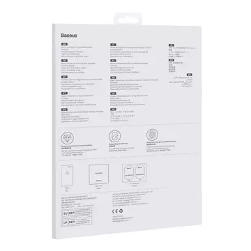 Gehärtetes Glas 0,3 mm Baseus für iPad 12,9" (2 Stück)