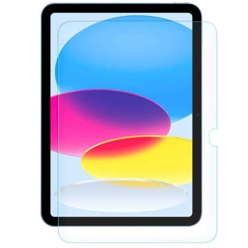 Gehärtetes Glas für Apple iPad 10.9 10 Gen 2022 (A2696/A2757/A2777) Alogy Displayschutz Pro 9H-Loch-Displayschutz