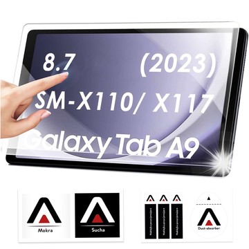 Gehärtetes Glas für Samsung Galaxy Tab A9 2023 8,7" 2gen X110 / X115 für Alogy Displayschutzfolie Pro 9H