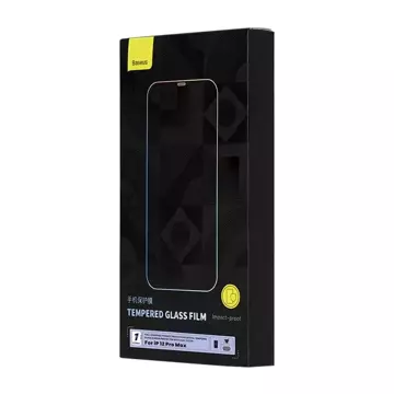 Gehärtetes Glas mit 0,3 mm Baseus Blickschutzfilter für iPhone 12 Pro Max