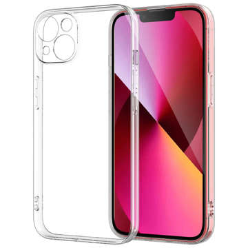 Gepanzerte Hülle Alogy Hybrid Case mit Kameraabdeckung für Apple iPhone 13 Mini Clear Glass