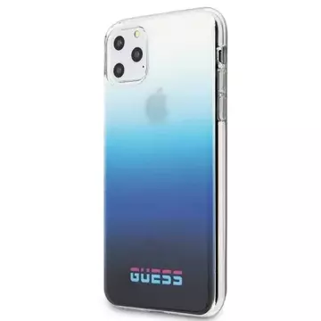 Guess GUHCN65DGCNA iPhone 11 Pro Max niebieski/gradient blue Hard Case California