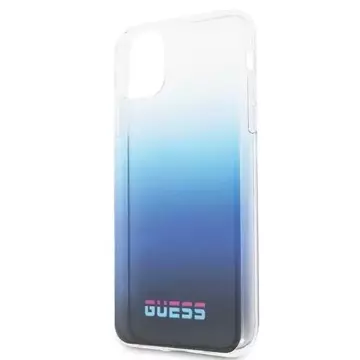 Guess GUHCN65DGCNA iPhone 11 Pro Max niebieski/gradient blue Hard Case California