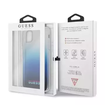 Guess GUHCN65DGCNA iPhone 11 Pro Max niebieski/gradient blue Hard Case California