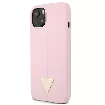 Guess GUHCP13SSLTGU iPhone 13 mini 5,4" fioletowy/lila Hardcase Silikondreieck