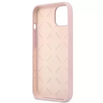 Guess GUHCP13SSLTGU iPhone 13 mini 5,4" fioletowy/lila Hardcase Silikondreieck