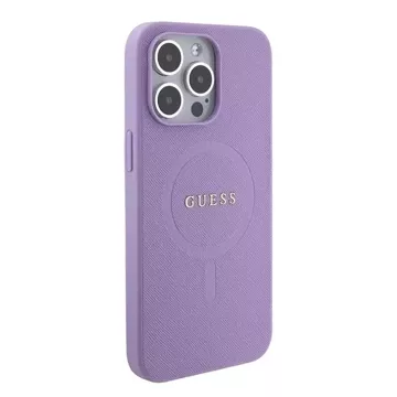 Guess GUHMP15XPSAHMCU Hülle für iPhone 15 Pro Max 6,7" Saffiano MagSafe