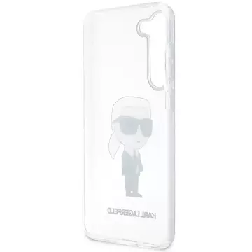 Handyschutzhülle Karl Lagerfeld KLHCS23MHNIKTCT für Samsung Galaxy S23 Plus S916 transparente Hardcase Ikonik Karl Lagerfeld