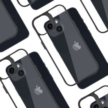 Hülle Glas-Bildschirmlinse für iPhone 15 Set 3mk Comfort Set 4in1 Hülle Linse gehärtet