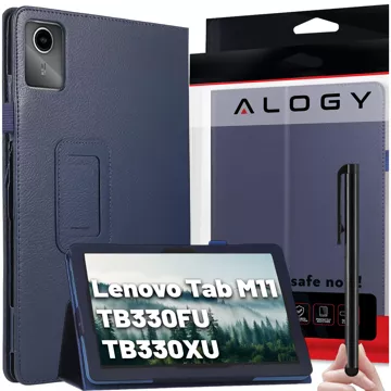 Hülle für Lenovo Tab M11 10,95" TB330FU/TB330XU/TB331FC Stand Cover Tablet Flip Cover Case Alogy Marineblau