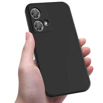 Hülle für Motorola Edge 40 Neo 3mk Matt Case Cover Mattschwarze Rückseite