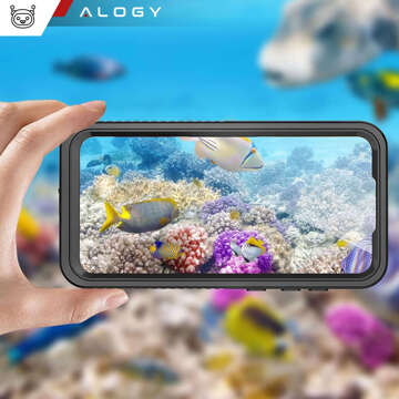 Hülle für Samsung Galaxy S23 FE Armored 360 Case wasserdicht Armor IP68 Alogy schwarz