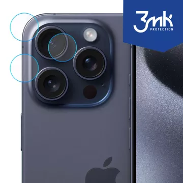 Hybrid-Kameraglas für Apple iPhone 16 Pro Max Objektivschutz 3mk Objektivschutz 4er-Set