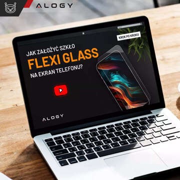 Hybridglas für Xiaomi 12/12X Displayschutzfolie Alogy Flexi Glass 9H Hüllenfreundliche Flachbildschirmabdeckung