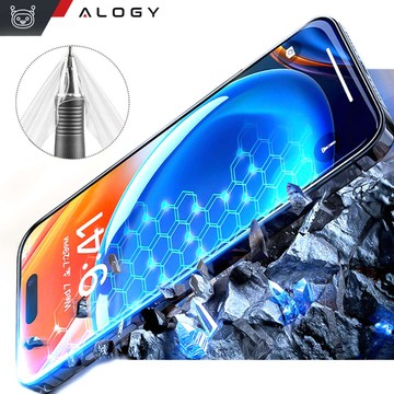 Hydrogelfolie für iPhone 13 mini, schützender Handy-Displayschutz Alogy Hydrogelfolie