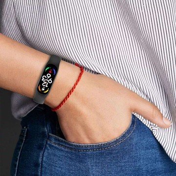 IconBand Sportarmband für Xiaomi Mi Smart Band 5/6/6 NFC / 7 Rot