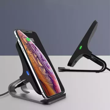 Induktiver Ladeständer QI15W-S1 Wireless Charger 15W Schwarz