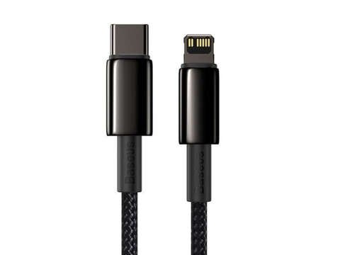 Kabel 1m Baseus przewód USB-C Typ C auf Lightning PD 20W Schwarz