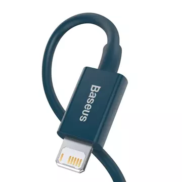 Kabel USB für Lightning Baseus Superior Series, 2.4A, 1m (niebieski)