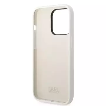 Karl Lagerfeld Case KLHCP14XSNCHBCH für iPhone 14 Pro Max 6.7" Hardcase Silikon Choupette weiß/weiß