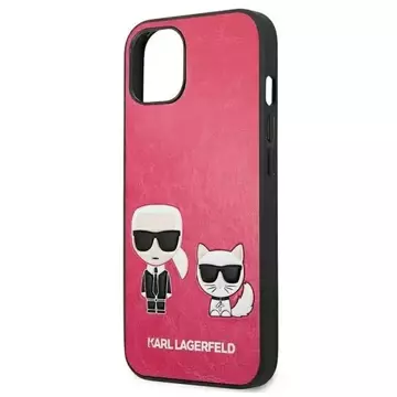 Karl Lagerfeld KLHCP13SPCUSKCP iPhone 13 mini 5,4" fuksja/fuchsia Hardcase Ikonik Karl