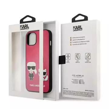 Karl Lagerfeld KLHCP13SPCUSKCP iPhone 13 mini 5,4" fuksja/fuchsia Hardcase Ikonik Karl