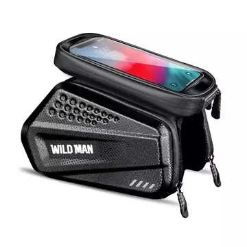 Koffer-/Fahrradhalter WILDMAN XXL ES6 Rahmentasche schwarz/schwarz