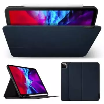 LAUT Prestige Folio - Schutzhülle mit Halterung für Apple Pencil für iPad Pro 11" 1/2/3/4G, iPad Air 10.9" 4/5G (Indigo)