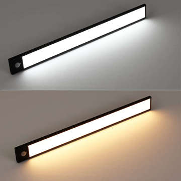 Lampe Alogy Slim LED-Möbelunterbaubeleuchtung mit Magnet mit Batteriesensor 40cm schwarz