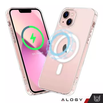 MagSafe Alogy Ultra Slim Mag Case für iPhone 12 / Pro Qi-Ladegeräte Transparent