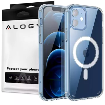 MagSafe Alogy Ultra Slim Mag Case für iPhone 12 / Pro Qi-Ladegeräte Transparent