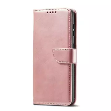 Magnet Case elegante Hülle mit Überschlag und Standfunktion für Samsung Galaxy S22 (S22 Plus) pink