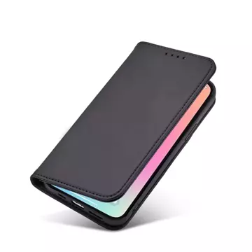 Magnetkartenetui für iPhone 13 mini Cover Kartenetui Kartenständer schwarz