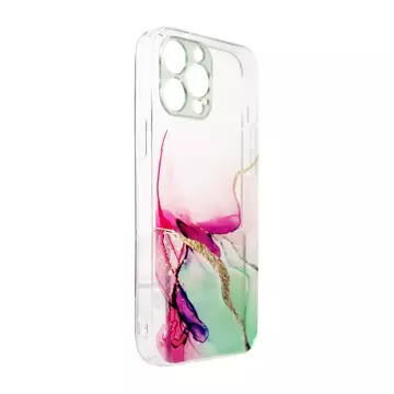 Marble Case für iPhone 12 Pro Gel Cover Mint Marble