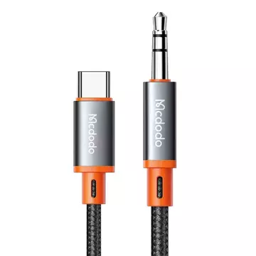 Mcdodo CA-900 USB-C-zu-3,5-mm-AUX-Miniklinkenkabel, 1,8 m (schwarz)