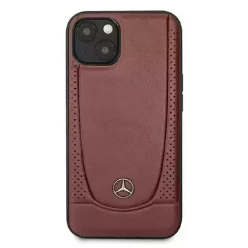 Mercedes MEHCP13SARMRE Schutzhülle für Apple iPhone 13 Mini 5.4" Hardcase rot/rot Urban Line