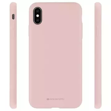 Mercury Silikon-Handyhülle für iPhone 12/12 Pro rosa Sand/rosa Sand