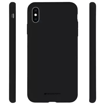 Mercury Silikon-Handyhülle für iPhone 13 Mini schwarz/schwarz