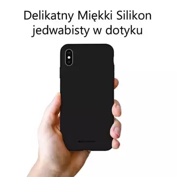 Mercury Silikon-Handyhülle für iPhone 13 Mini schwarz/schwarz