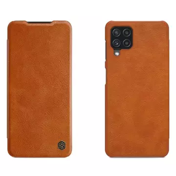 Nillkin Qin Lederholster für Samsung Galaxy A22 4G braun